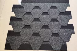 Ngói đá Bitum phủ đá BTM hình tổ ong màu xám