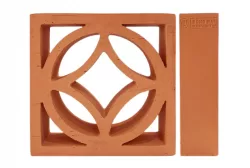 Gạch thông gió đất nung thần tài