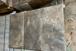 Đá dăm kết ghi sáng mài bóng 30x60x2cm