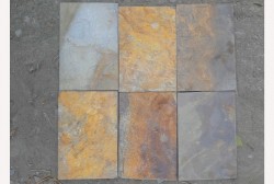 Đá slate đa sắc lát nền 20x30x(1-1.4)cm