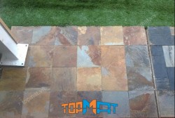 Đá slate đa sắc lát nền 30x30x(1-1.4)cm