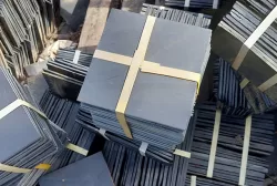 Đá Slate đen Lai Châu lát nền 15x15x1-1.5)cm