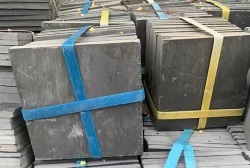 Đá slate đen vảy đồng Lai Châu 20x20x(0.8-1.2)cm