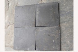 Đá slate đen vảy đồng Lai Châu 15x15x(0,4-1)cm