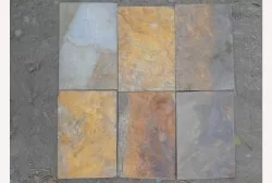 Đá slate đa sắc ốp tường 20x30x(0.4-0.7)cm