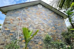 Đá slate đa sắc ốp tường 10x20x(0.4-0.7)cm