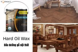 Dầu dưỡng gỗ kháng nước Hard Oil Wax Natural (2.5L)