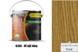 Dầu bảo dưỡng sàn gỗ Decking Oil Teak gloss (0.75L)