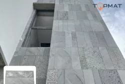 Đá ong xám 15x60x1.2cm ốp tường