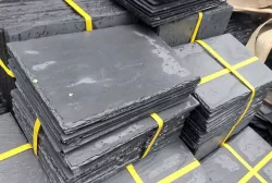 Đá slate đen Lai Châu lợp mái chữ nhật 20x30x(0.3-0.7)cm