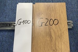 Trần sọc G100 dày 0.6mm màu vân gỗ