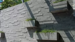 Đá ong xám ốp tường