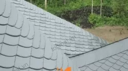 Đá slate đen Lai Châu lợp mái