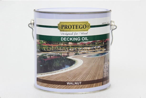 dầu dưỡng gỗ protego decking oil walnut