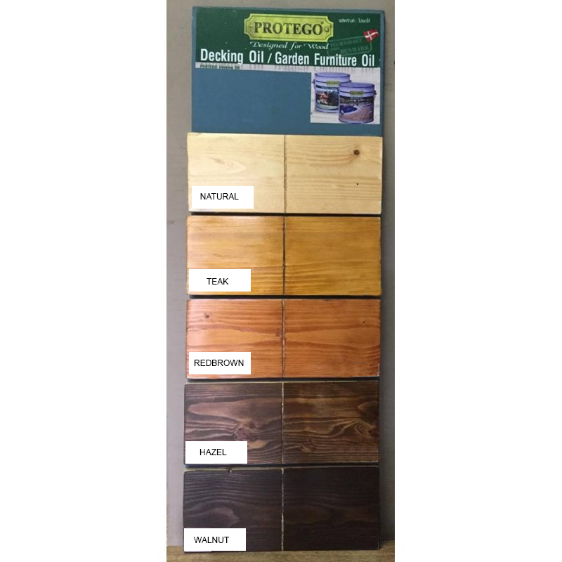 bảng mã màu dầu dưỡng gỗ Decking Oil