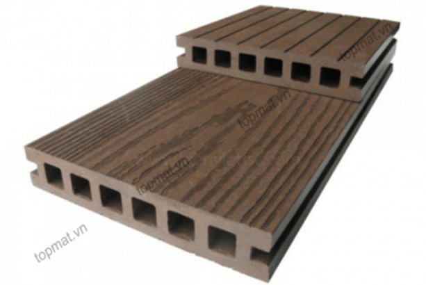 Sàn gỗ nhựa composite ban công ngoài trời Greenwood vân gỗ - GW-PP02 