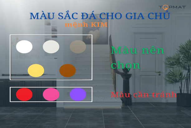 Đá tự nhiên ốp lát mệnh kim 1