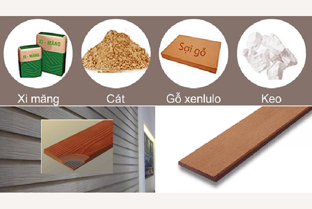 cấu tạo gỗ xi măng