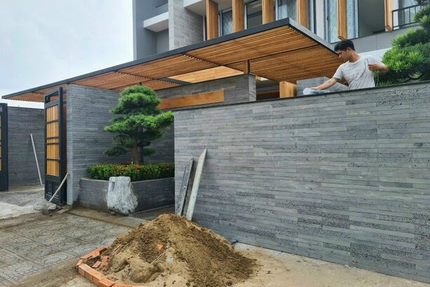 đá tự nhiên ốp cổng 11
