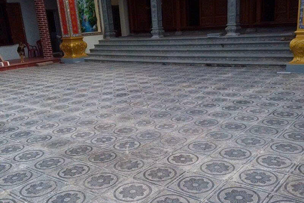 đá đen băm họa tiết