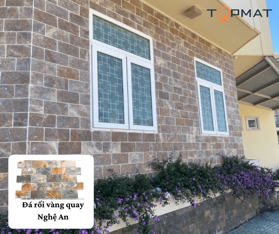 đá chẻ răng lược trắng sữa ốp tường