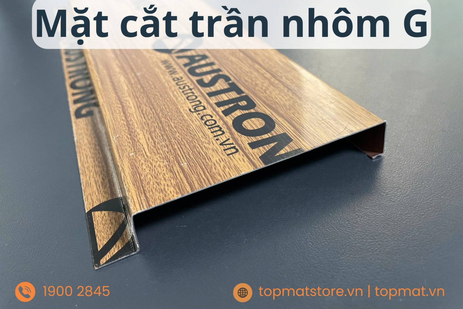 Mặt cắt trần nhôm G-Shaped