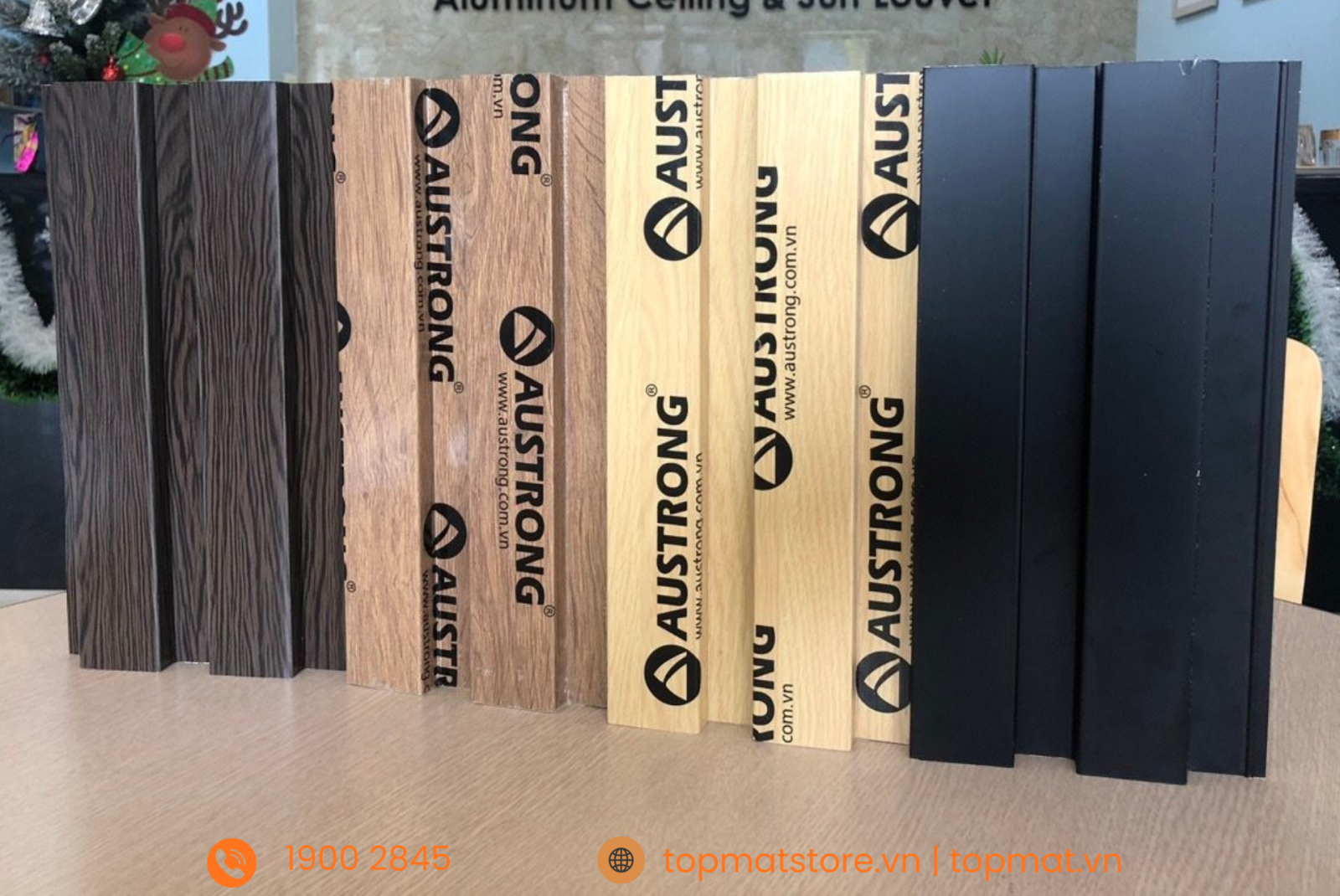 Tấm trần lam sóng đa dạng màu sắc, vân gỗ