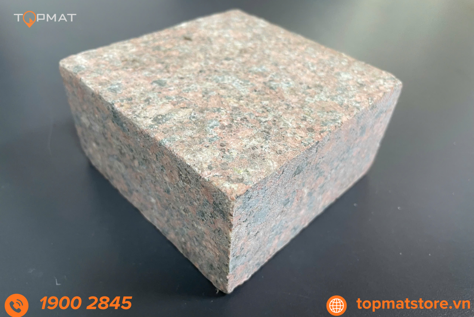 Đá cubic granite kích thước 10x10x5cm