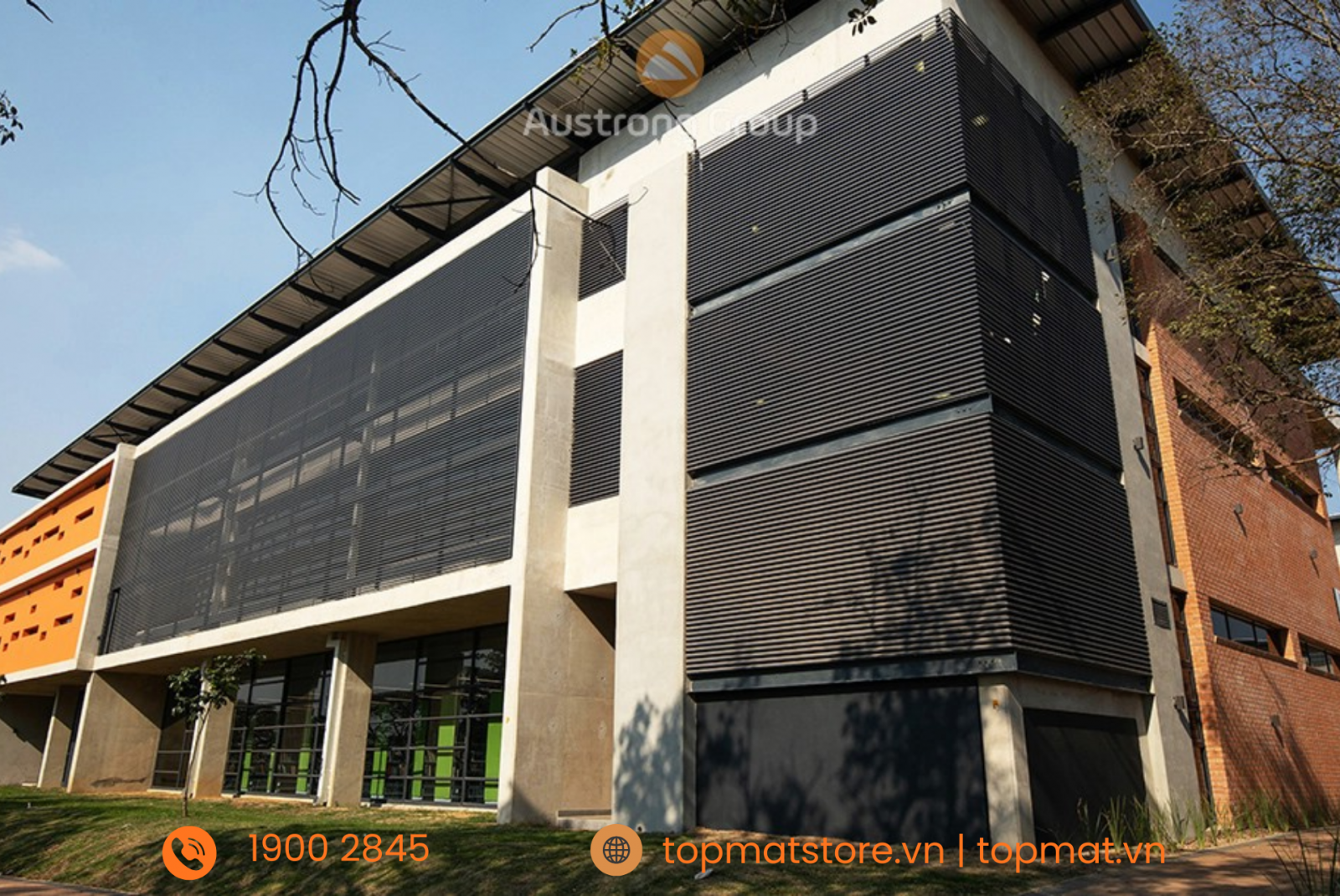 Lam nhôm chắn nắng chữ Z giúp tản nhiệt, chống nắng gắt