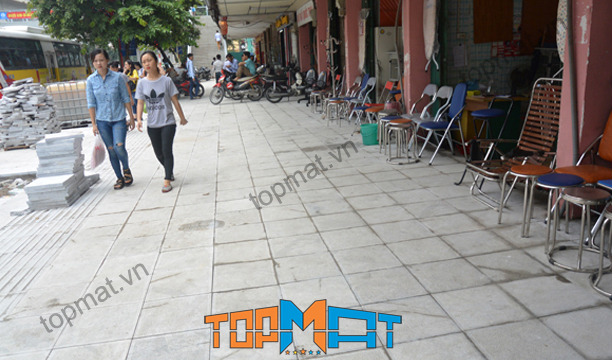 Đá ghi sáng Thanh Hóa lát vỉa hè chống trơn trượt