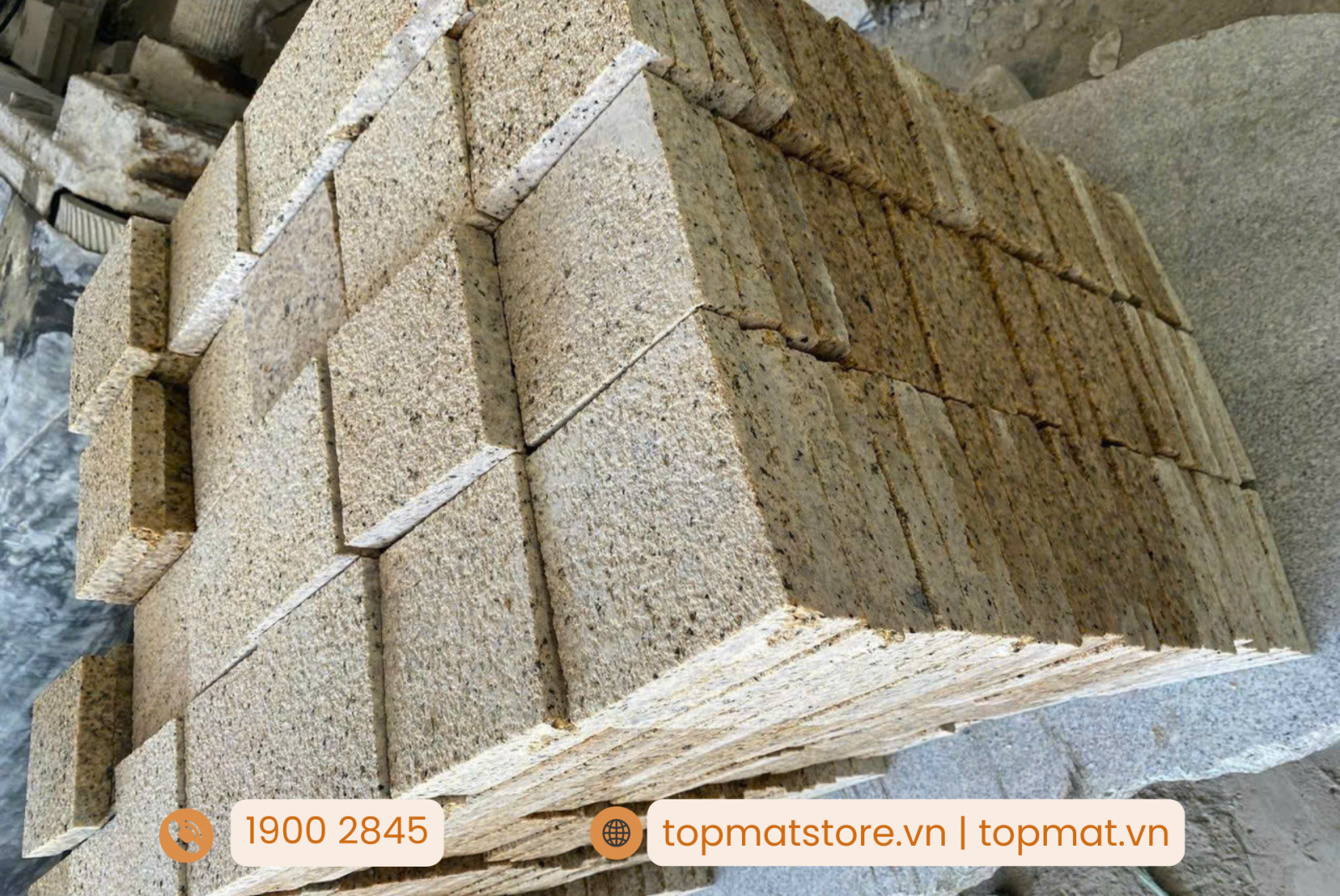 Đá granite lát nền mặt băm chống trơn trượt cao