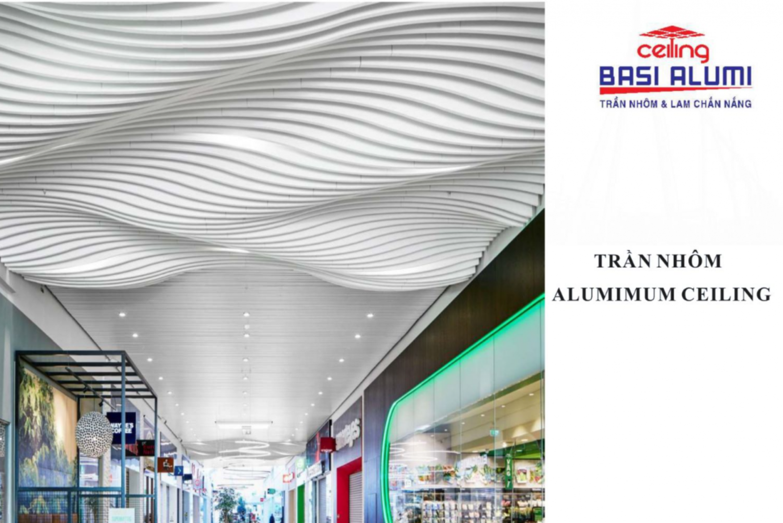 Nhà máy sản xuất trần nhôm - lam nhôm Basi