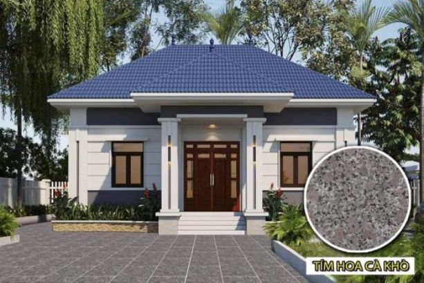 Đá lát nền granite tím Hoa Cà